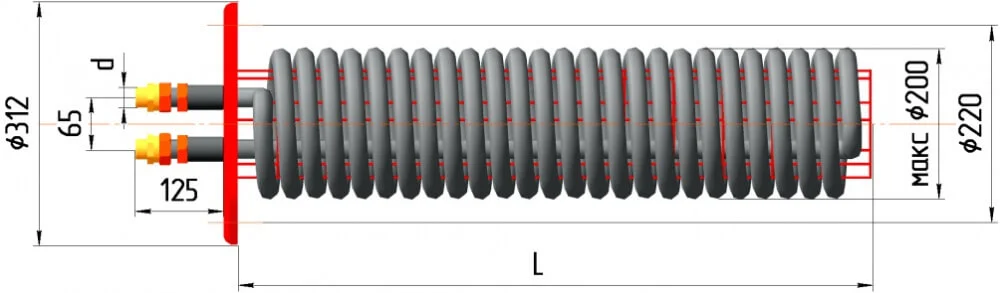 TB 800/25 Теплообмінник блочного типу TB