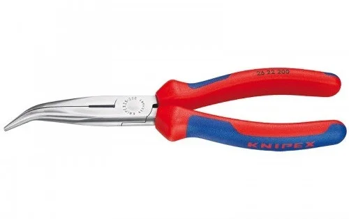 Плоскогубці з ріжучими крайками та наконечниками під кутом 40° Knipex L=200 мм (26 22 200)