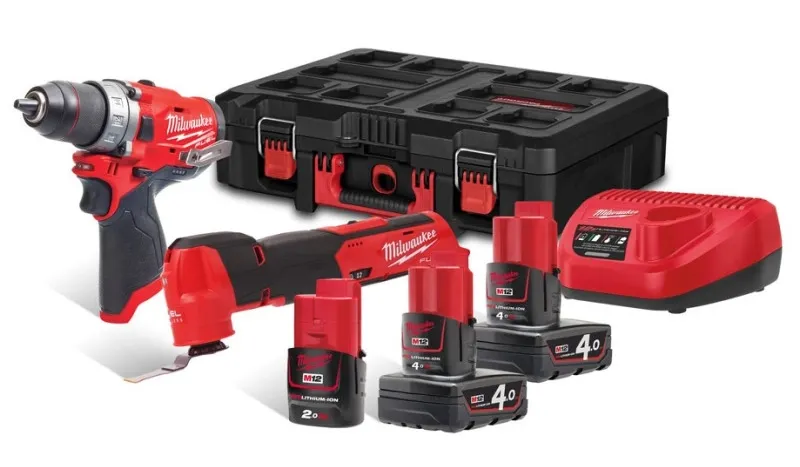 Набор аккумуляторных инструментов Milwaukee M12 FPP2AX-423P