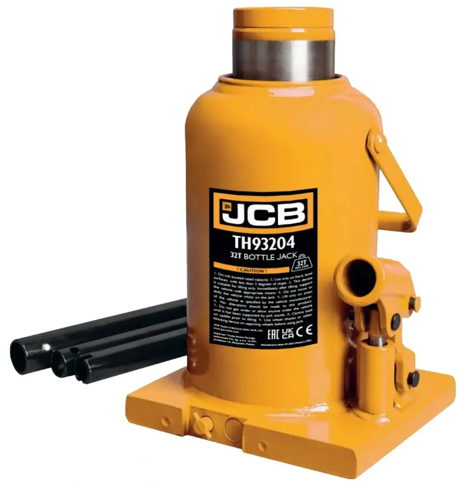 Домкрат гідравлічний пляшковий одноштоковий 32т JCB Tools JCB-TH93204