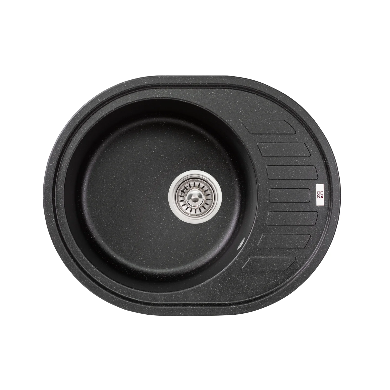 Кухонная мойка Lidz (BLM-14) 620x500/200 Черный металлик