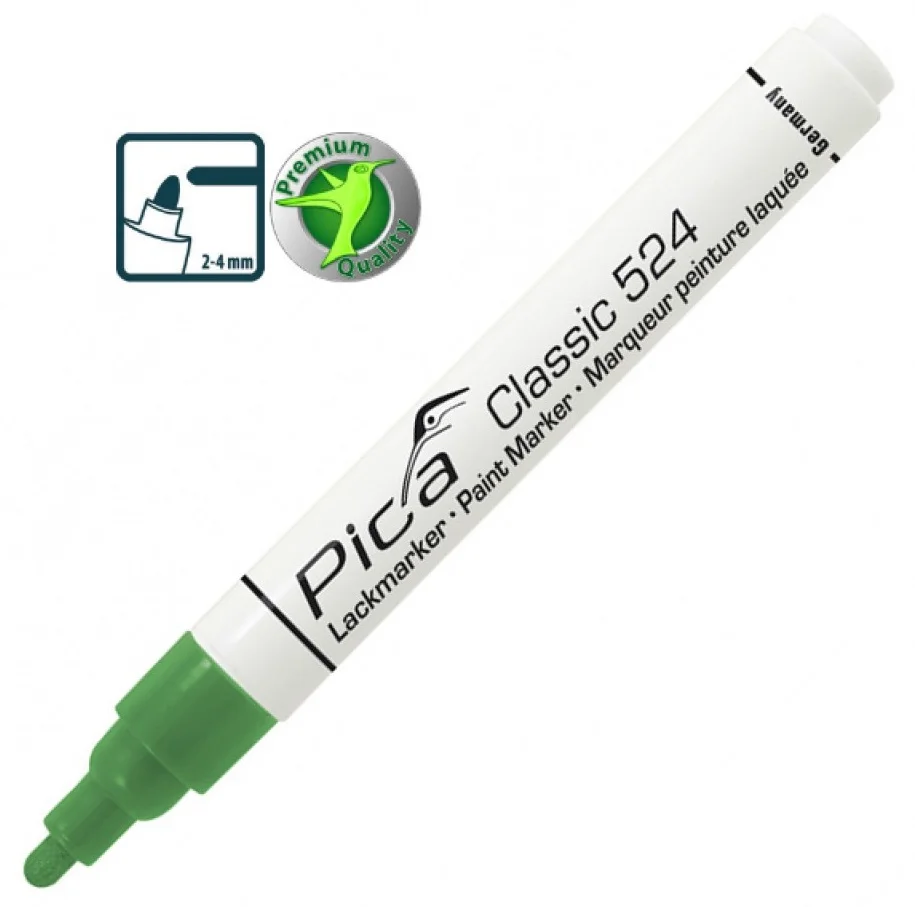Рідкий промисловий маркер Pica Classic Зелений (524/36)