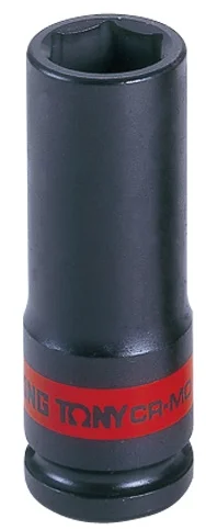 Головка ударна King Tony 1/2" 3/8" 6-ти гранна (443512S)