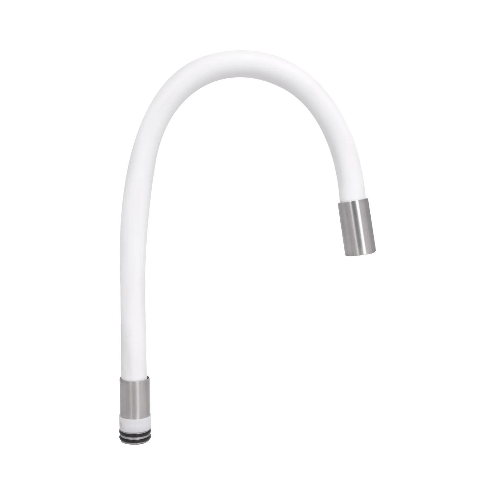 Вилив для змішувача Lidz Aria/Vida 015F3 Nickel/White
