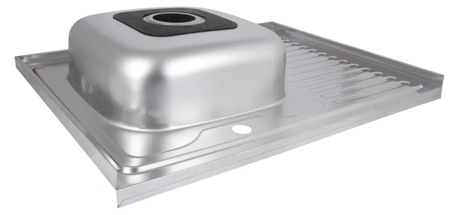 Кухонна мийка Brinex 6080-L (satin) 0,6 мм