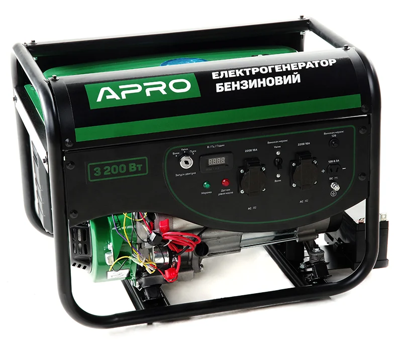 Генератор бензиновий 3.2 кВт Apro 220В (852105)