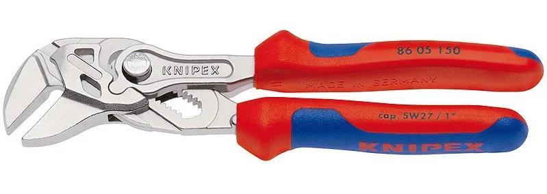 Переставні кліщі 1" (0-27мм) L=150мм Knipex (86 05 150)