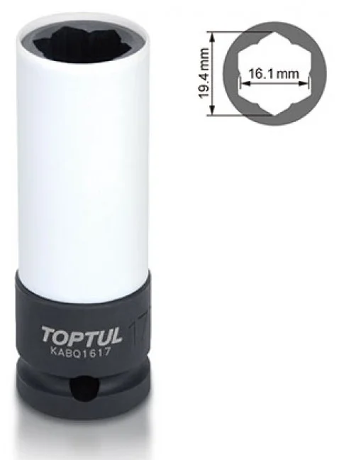 Головка ударна Toptul 1/2" 17мм для Mercedes-Benz KABQ1617