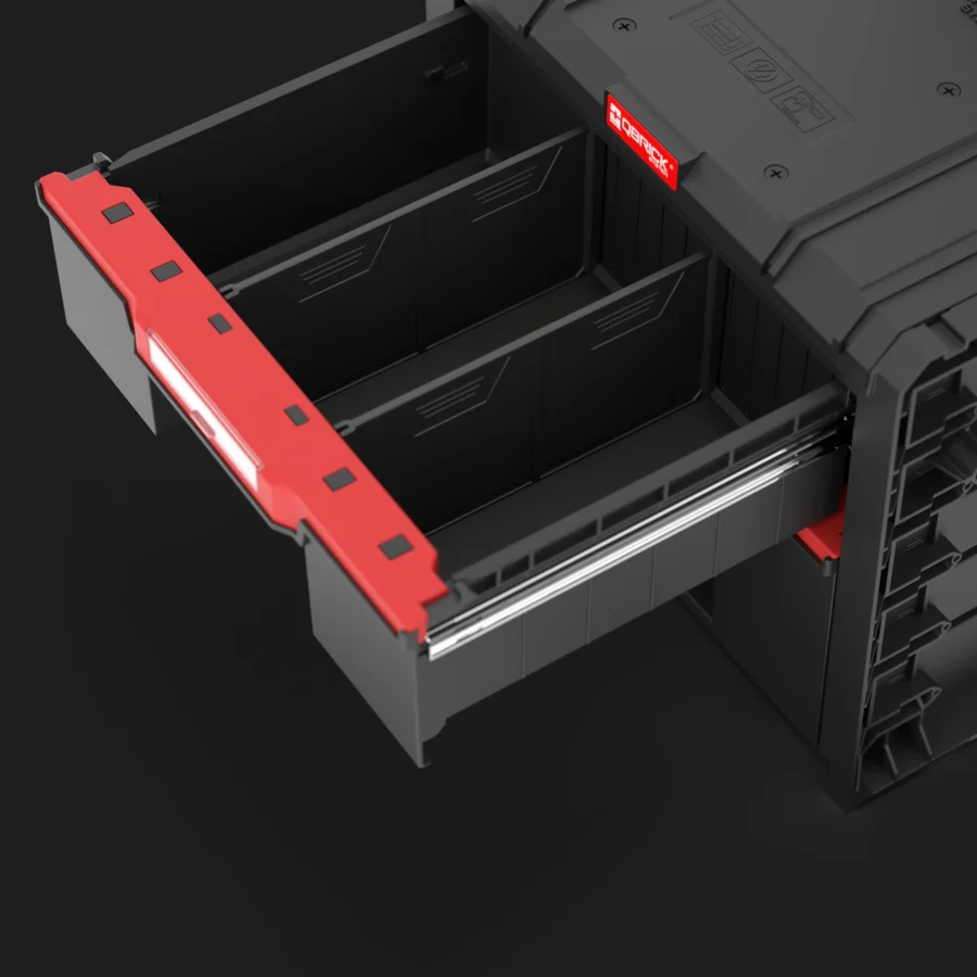 Ящик для инструментов на колесах Qbrick System PRO CART 2.0 PLUS DRAWER 2 (SKRWQCP2PD2CZAPG001) - фото 10