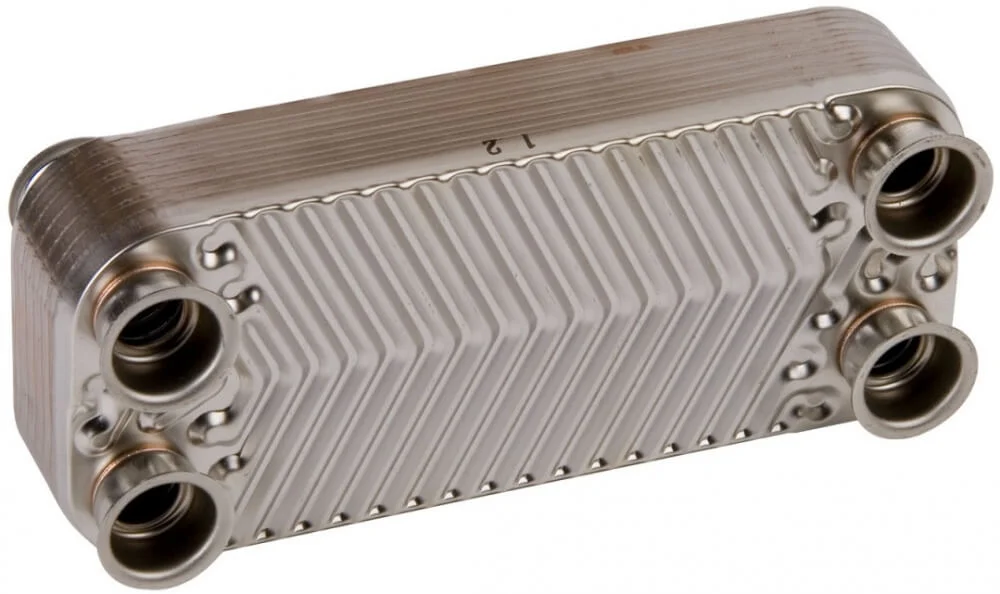 1559 Вторинний теплообмінник на газовий котел Daewoo Gasboiler (12 пластин)