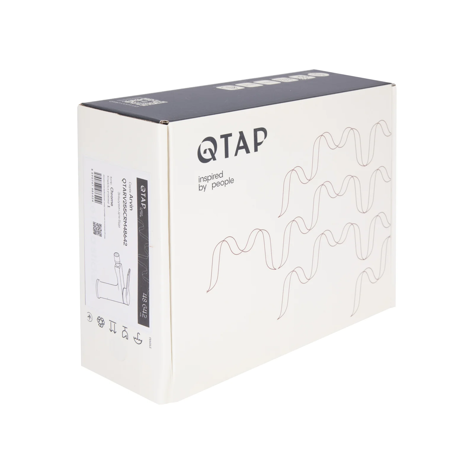 Смеситель для биде Qtap Arvin 255 Хром - фото 7
