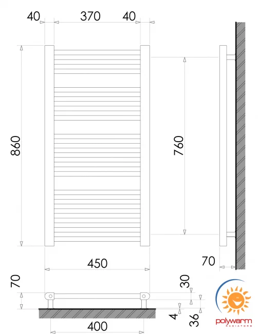 Рушникосушка Polywarm Frankfurt WR 18/45