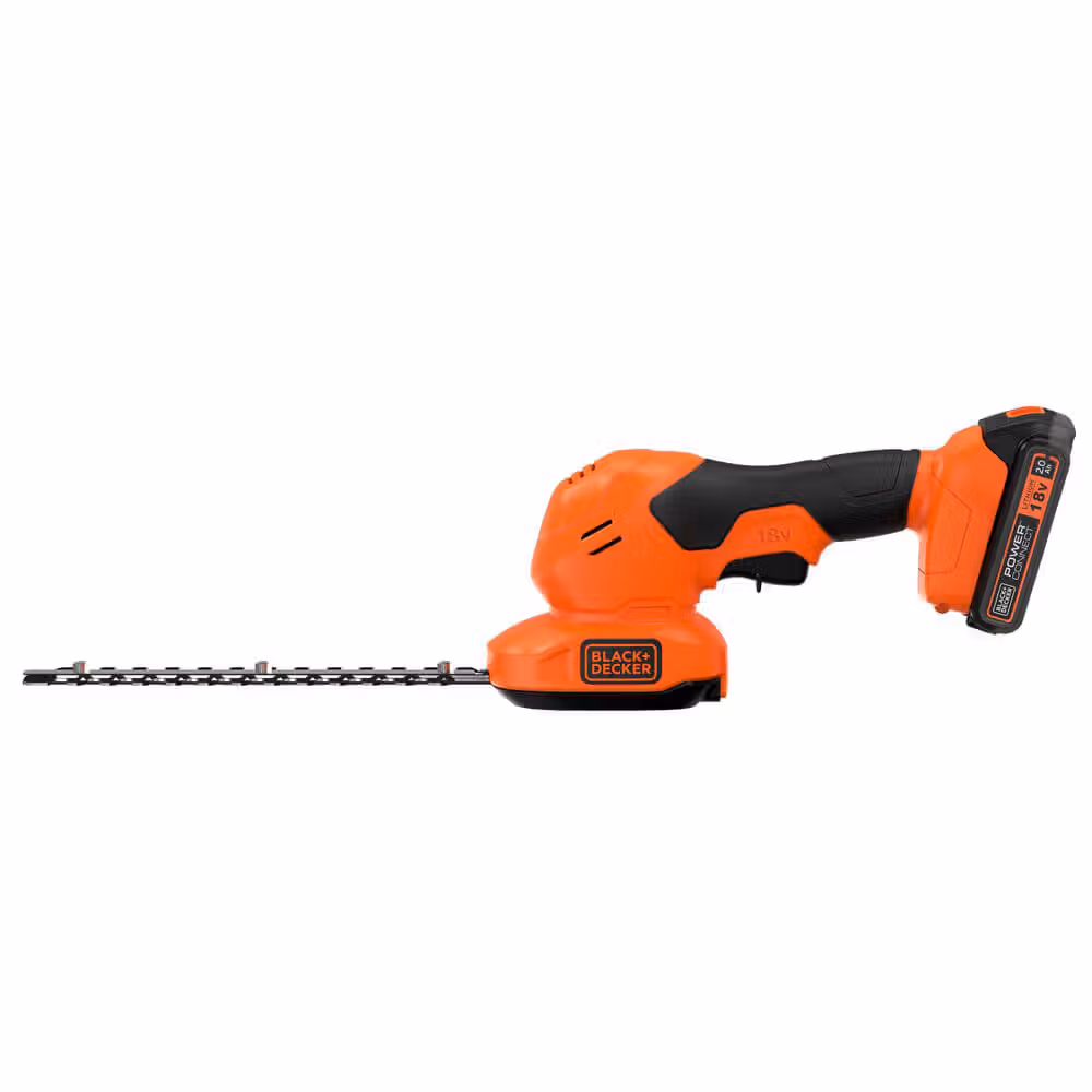 Кусторез-ножницы аккумуляторные Black+Decker BCSS18D1 - фото 3
