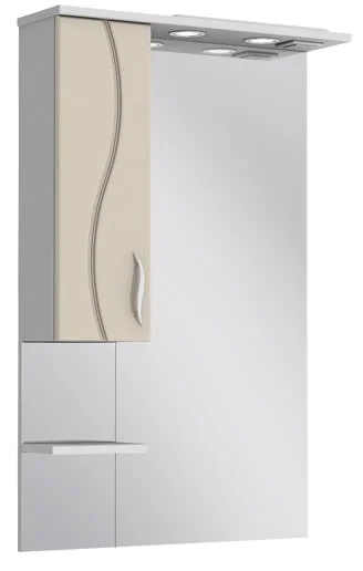 Дзеркало Ювента Бриз БШНЗ2-65 Бежевий (ліве)