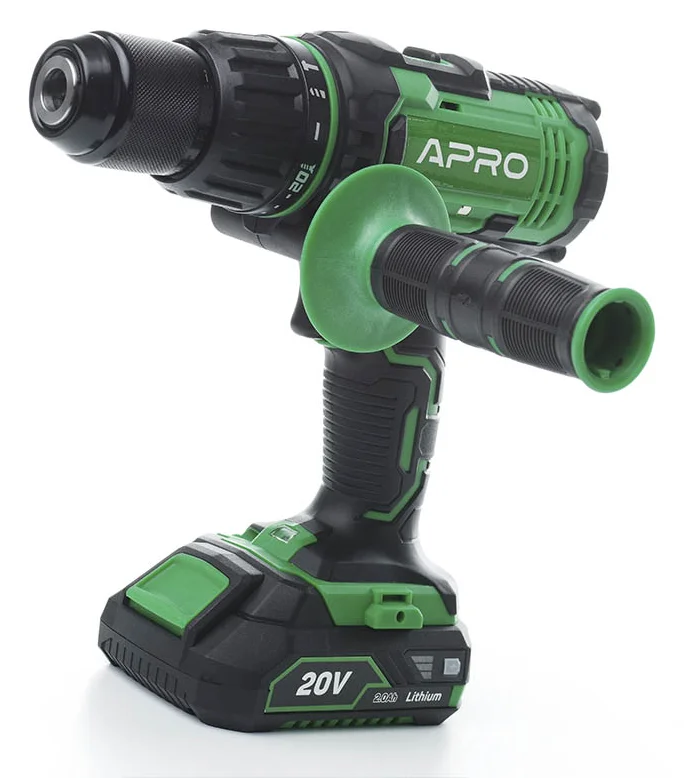 Дрель-шуруповерт аккумуляторный ударный Apro 20HD2 (895032) - фото 7