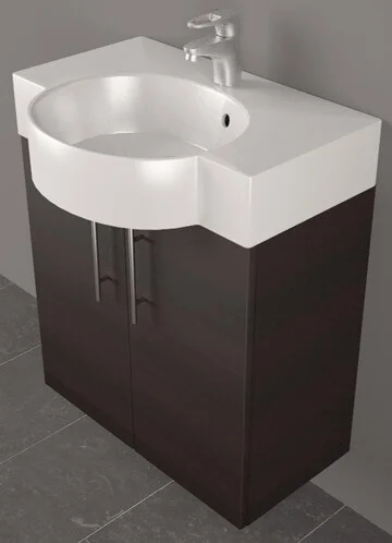 Тумба Fancy Marble Ibiza ШН-512В з умивальником Comfort 51