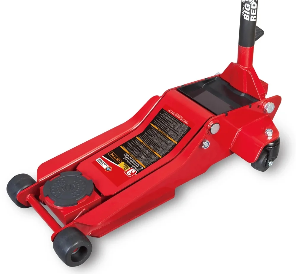 Домкрат низькопрофільний гідравлічний підкатний з педаллю 3т GTM TZA830003