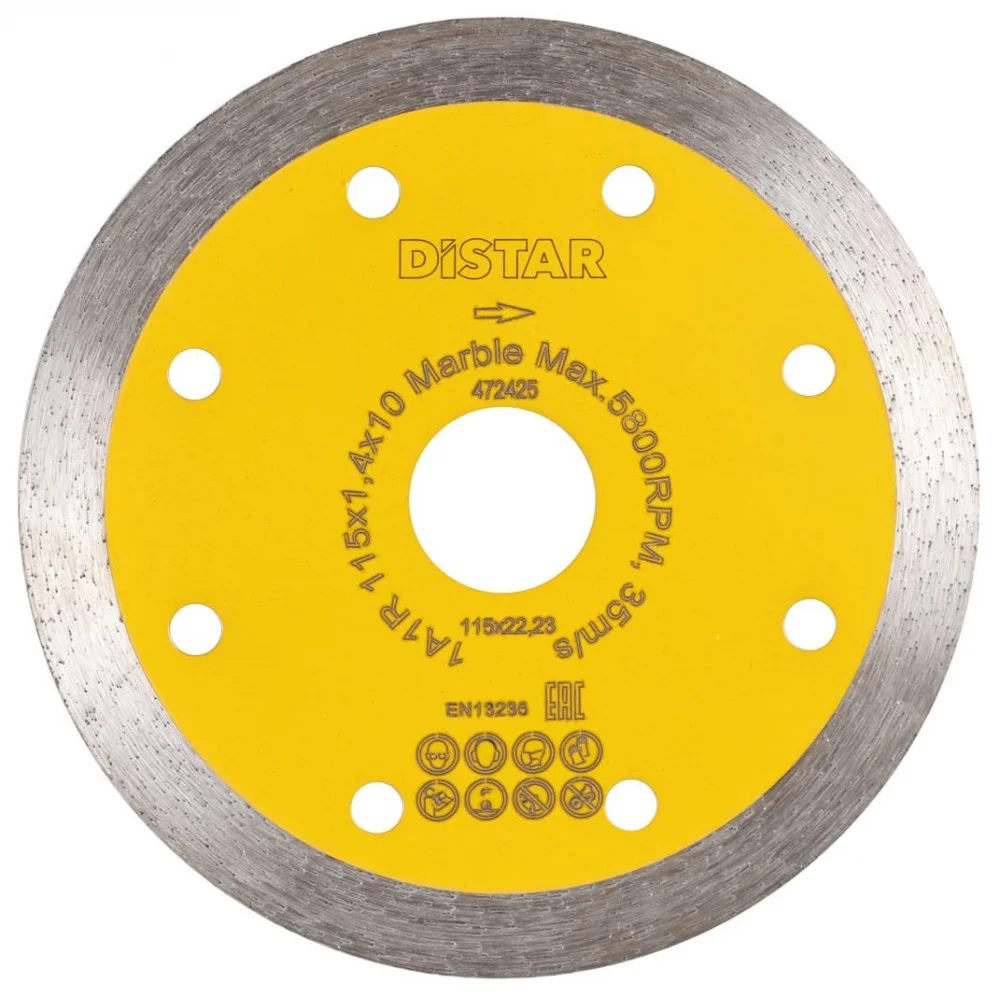 Круг алмазний відрізний 1A1R 115 Marble Distar 11115053009