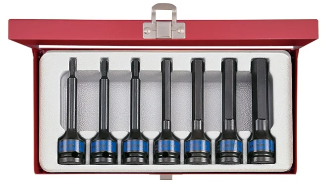 Набір біт King Tony 1/2" L100мм TORX T25-T60 7 од. (4467PP)