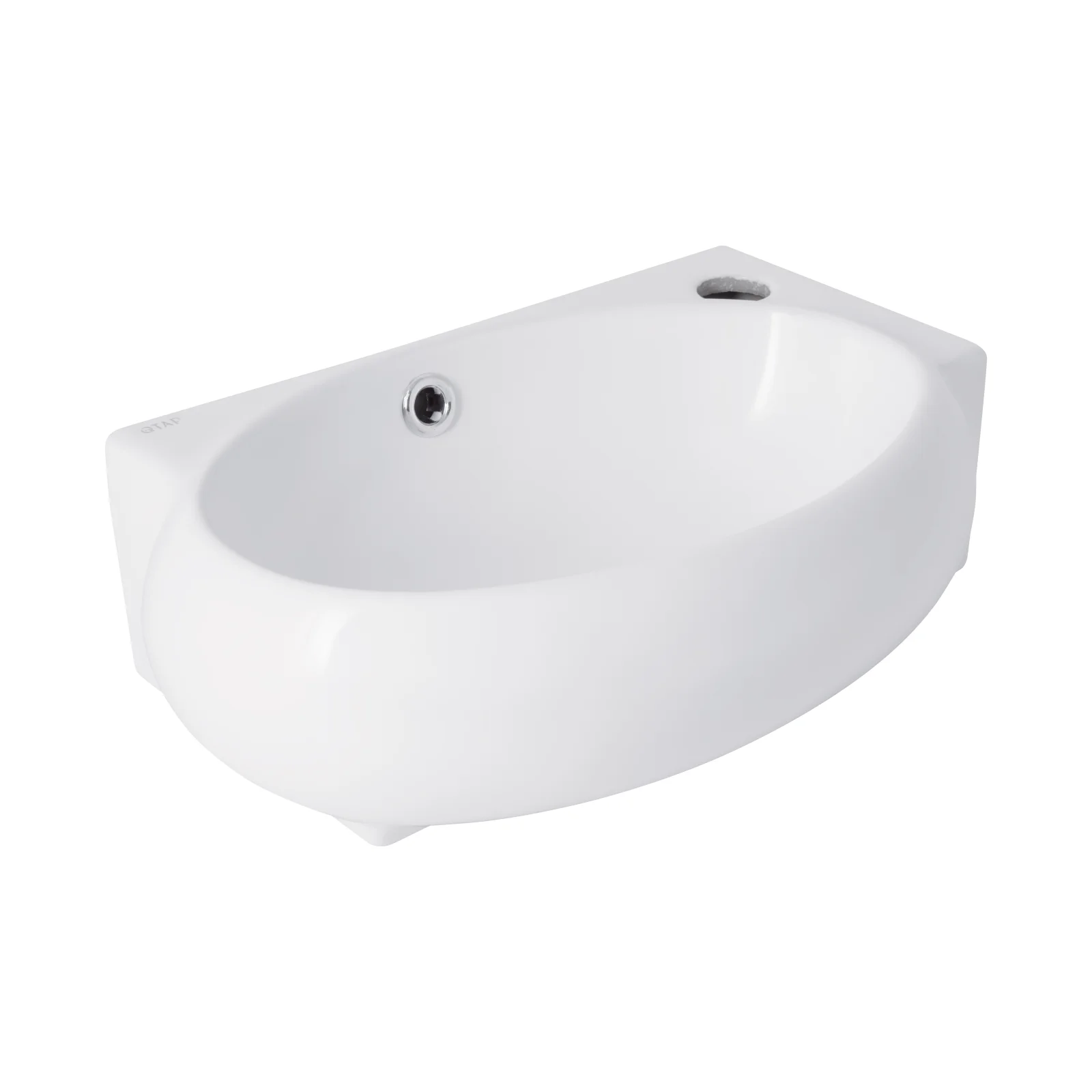 Раковина Qtap Leo R 430x285x160 Белый