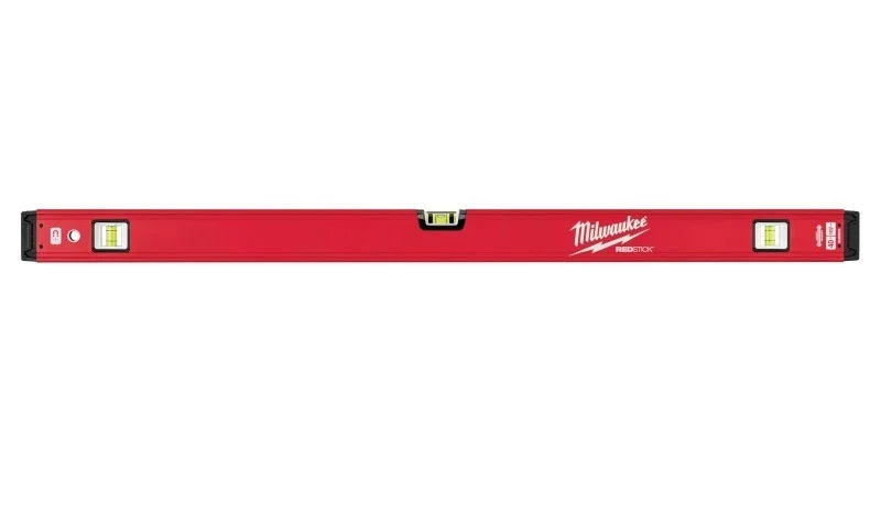 Рівень алюмінієвий посилений з магнітами 3 капсули Redstick Backbone 100 см Milwaukee (4932459067)