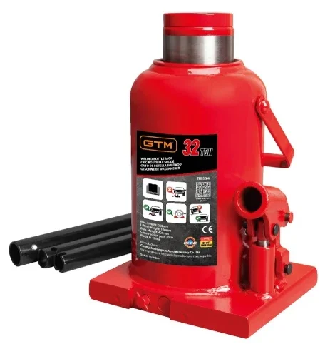 Домкрат гідравлічний пляшковий одноштоковий 32т GTM TH93204