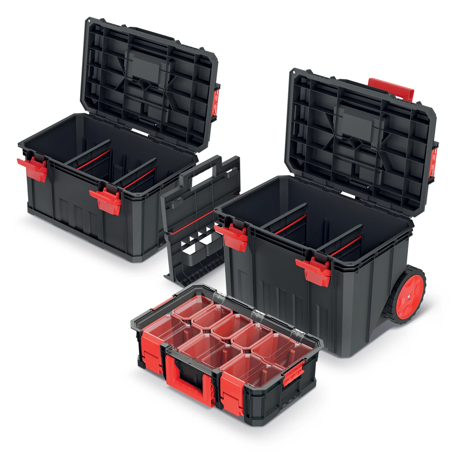 Набор ящиков для инструментов 4 в 1 Modular Solution Kistenberg (KMSS553585B) - фото 3