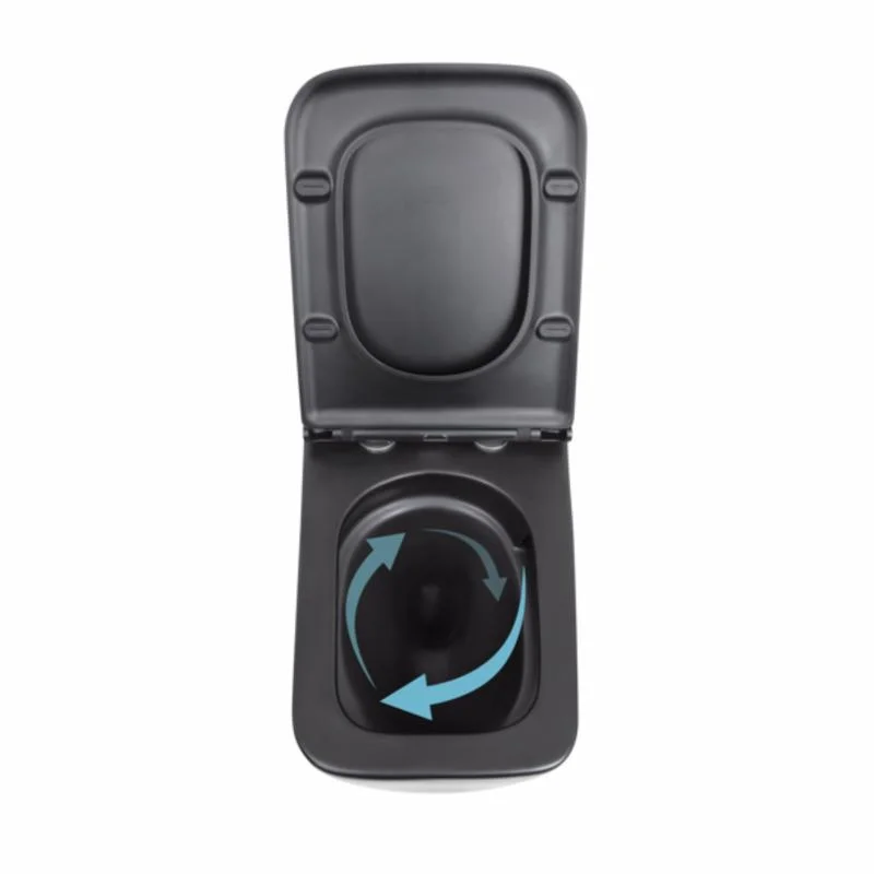 Унітаз підвісний Qtap Gemini QT2533076EUQMB Чорний (Soft-close) - фото 6