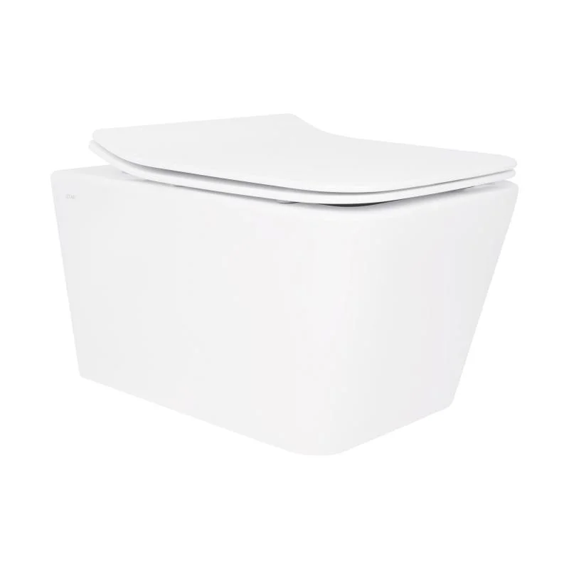 Унітаз підвісний Qtap Crow Rimless QT05335170W (Soft-close)