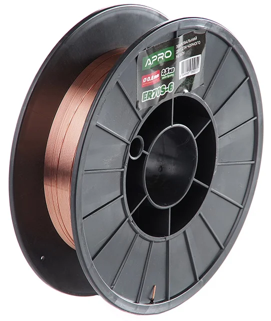 Зварювальний дріт 0,8мм 2,5кг п.б. Apro ER70S-6 (699922)