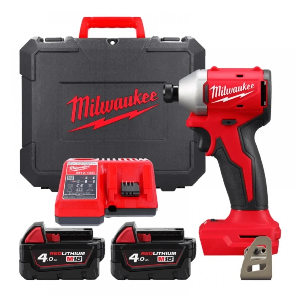Акумуляторний ударний шуруповерт Milwaukee M18 BLIDRC-402C