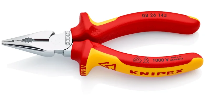 Пасатижі комбіновані з подовженим носиком Knipex L=145 мм (08 26 145)