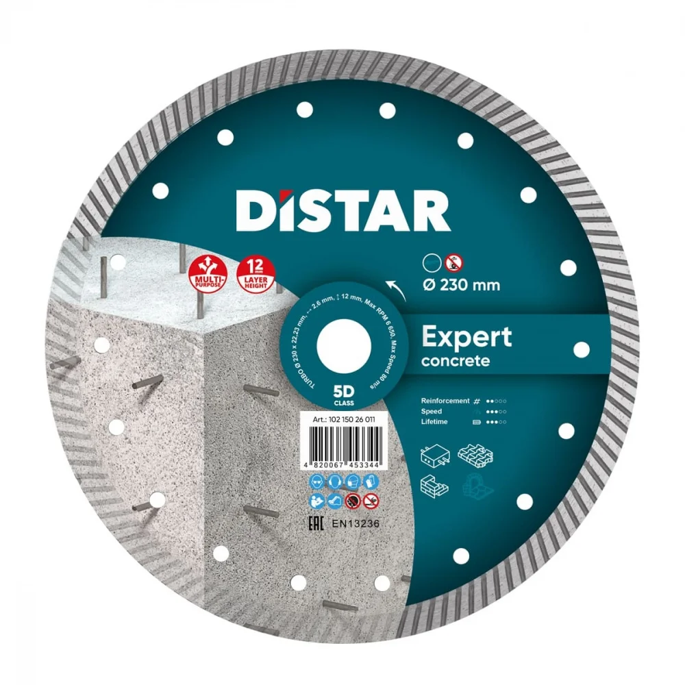 Коло алмазне відрізне Turbo 230 Expert Distar 10215026011