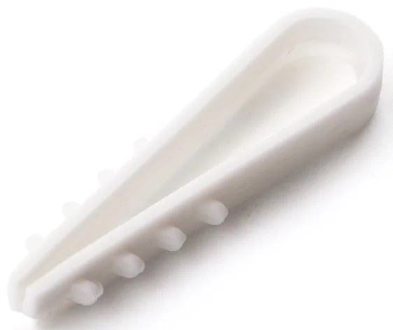 Дюбель-ялинка для круглих дротів Ø8 мм біла Apro (100 шт) (FT-8)