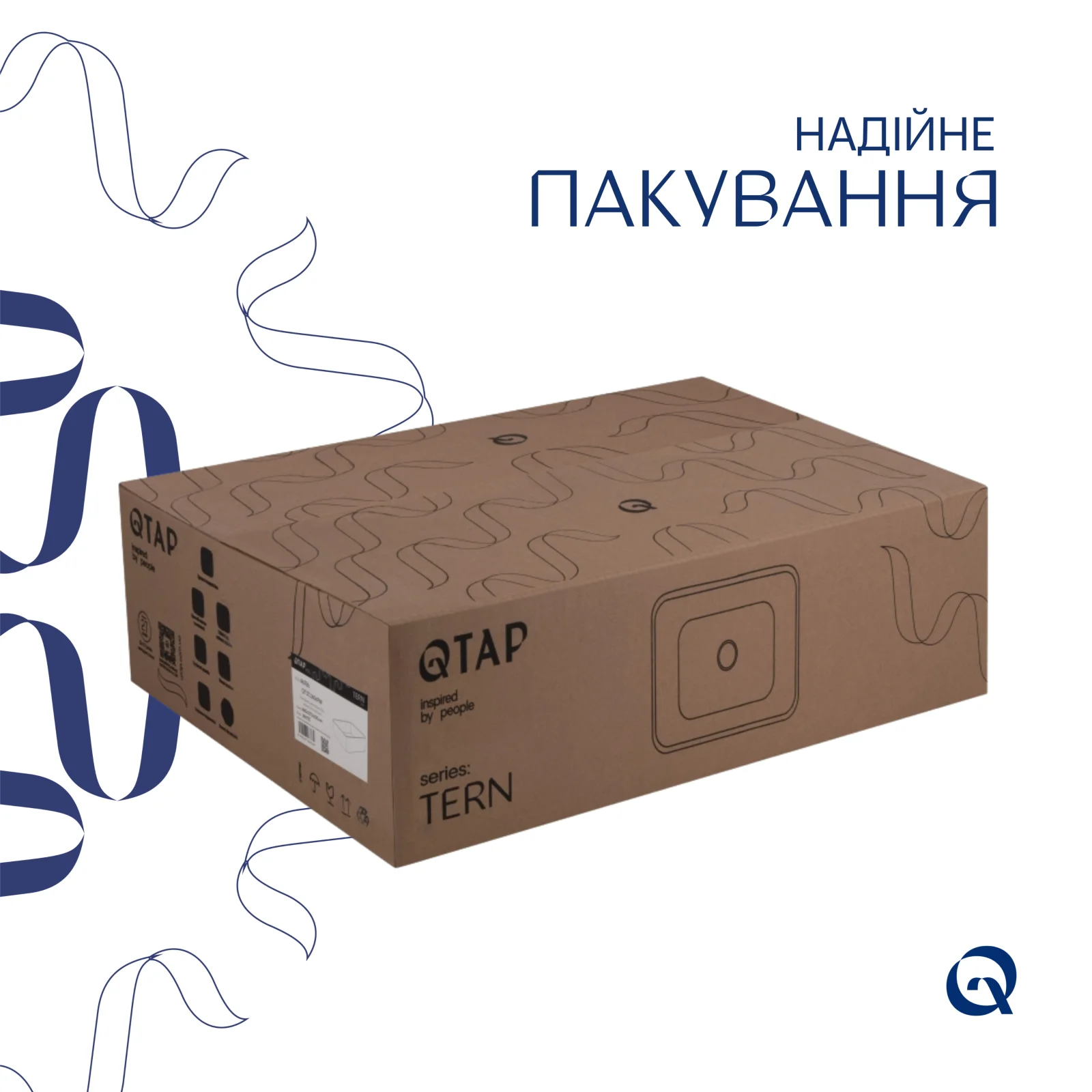 Раковина-чаша Qtap Tern 480х370х135 Белый - фото 5