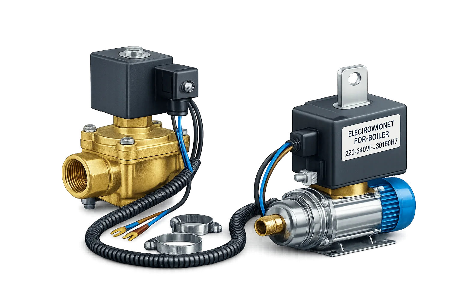 Соленоїди та електромагніти для котлів