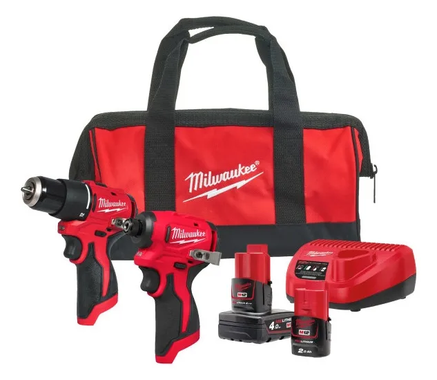 Набор аккумуляторных инструментов Milwaukee M12 BLPP2B-422B