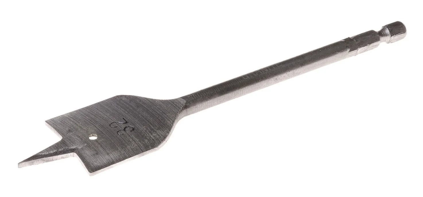 Перове свердло по дереву Ø 32 мм L152 мм з шестигранним хвостовиком 1/4" Granite (2-12-032)