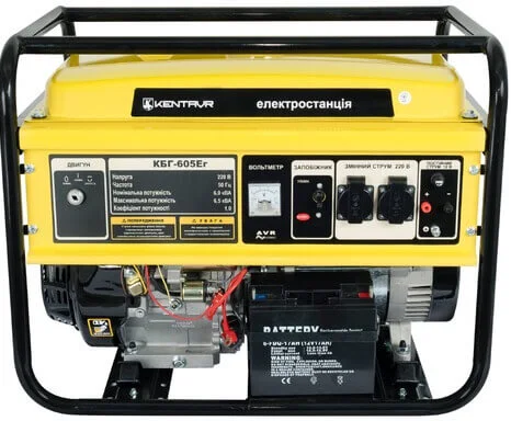 Генератор бензиновий Кентавр КБГ605Ег