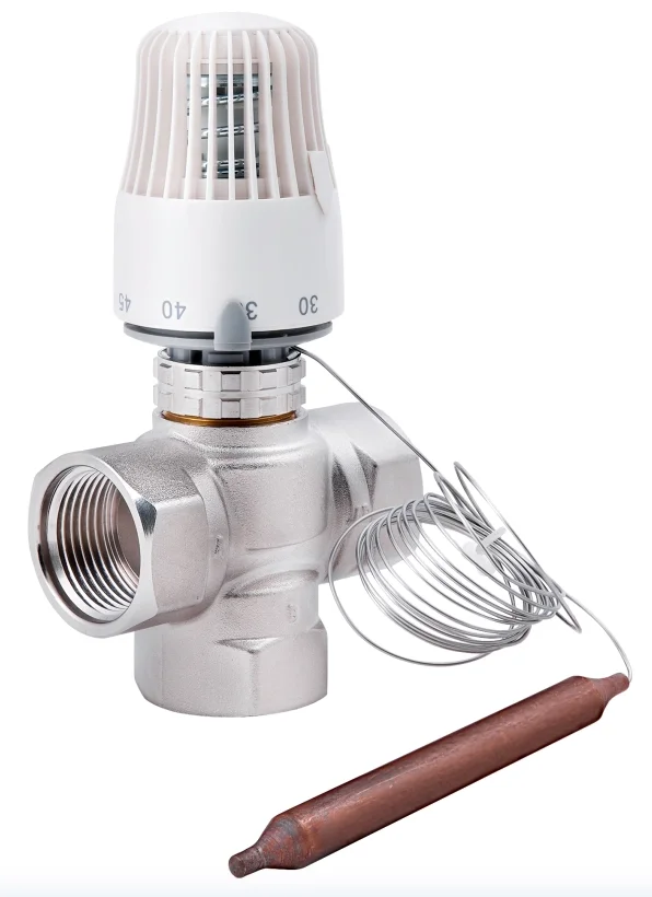 Клапан трехходовой Thermo Alliance 1" (SF362W25) с термоголовкой
