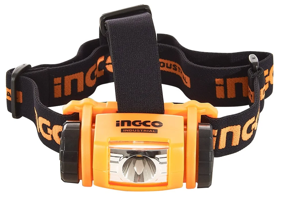 Ліхтар акумуляторний налобний на 200 lumen Ingco (HHL013AAA2)