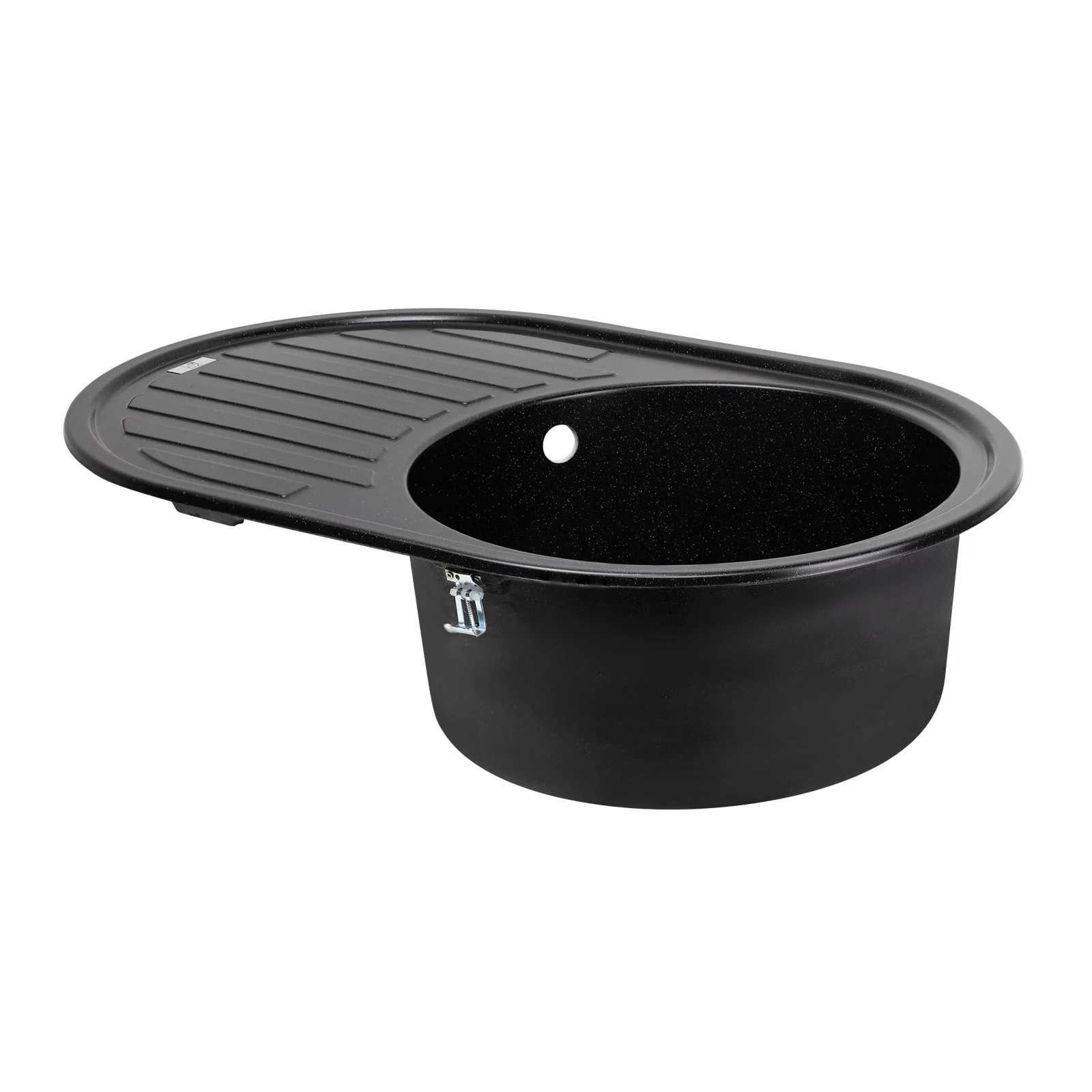 Кухонная мойка Lidz (BLM-14) 780x500/200 Черный металлик - фото 4