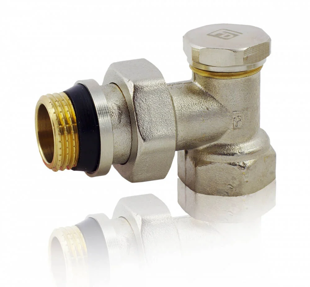 Кран радіаторний кутовий нижній FADO NEW 1/2