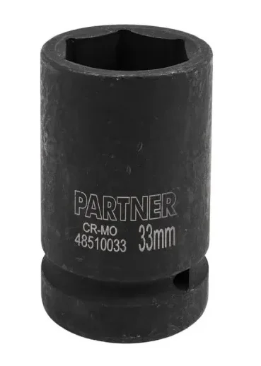 Головка ударна шестигранна 33 мм 1" Partner (PA-48510033)