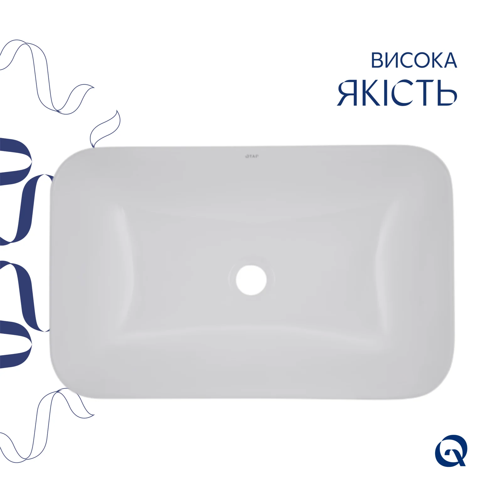 Раковина Qtap Scorpio 615х390х150 Белый - фото 4