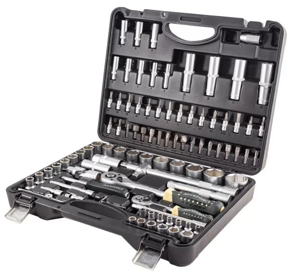 Набір інструментів 6-гранний 94 од 1/4", 1/2" Rockforce (RF-4941-5)