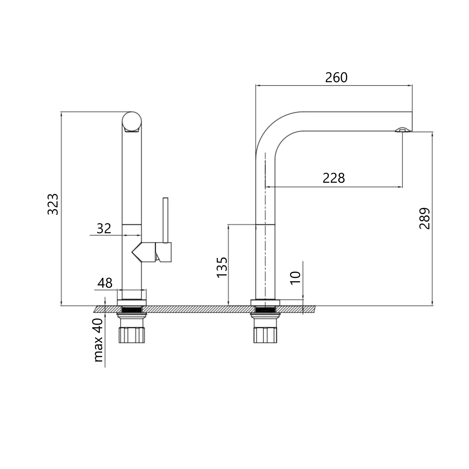 Смеситель для кухни Qtap Zdenek 9032103FC Никель - фото 2