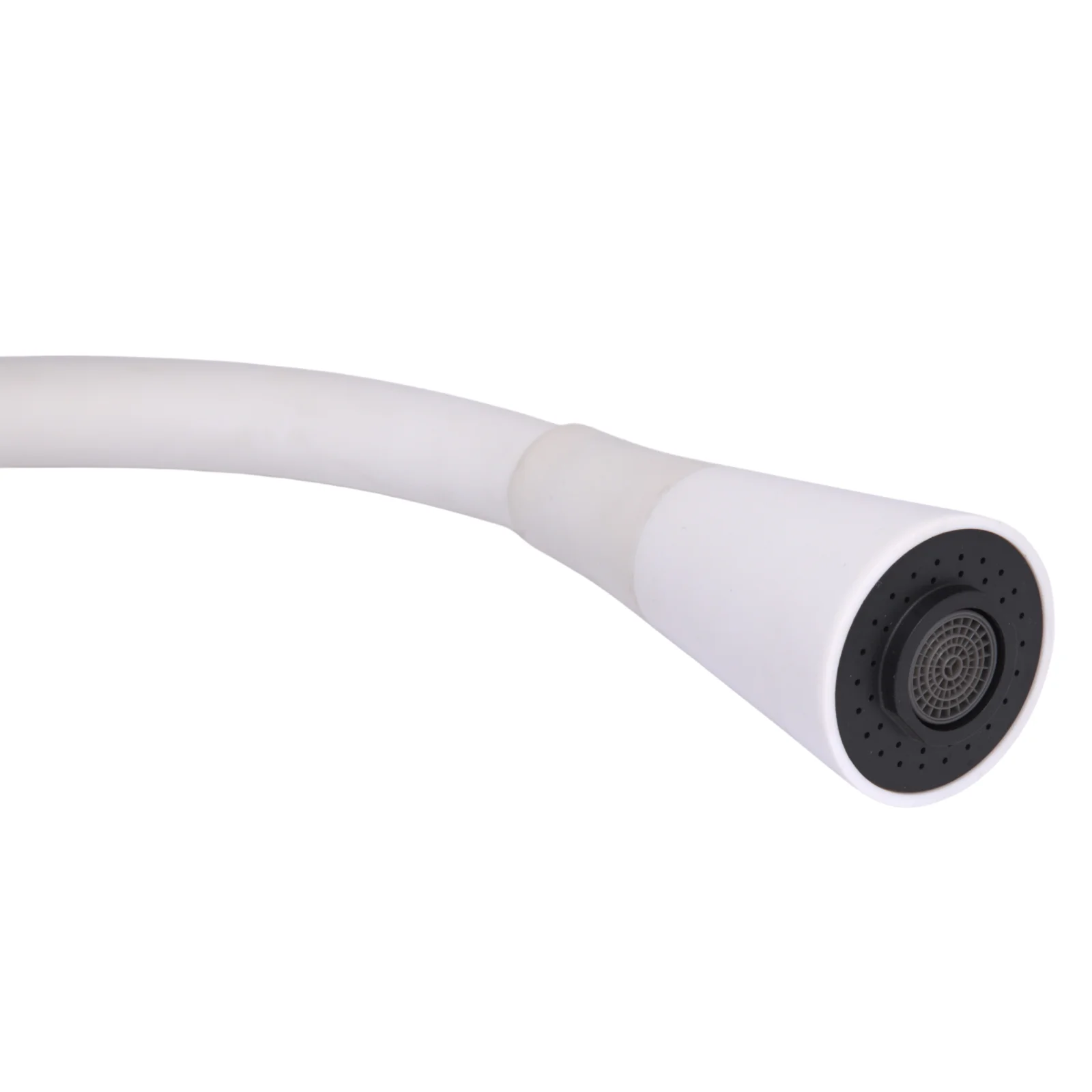 Вилив в зборі для змішувача Lidz Aria 015F31 Nickel/White - фото 2