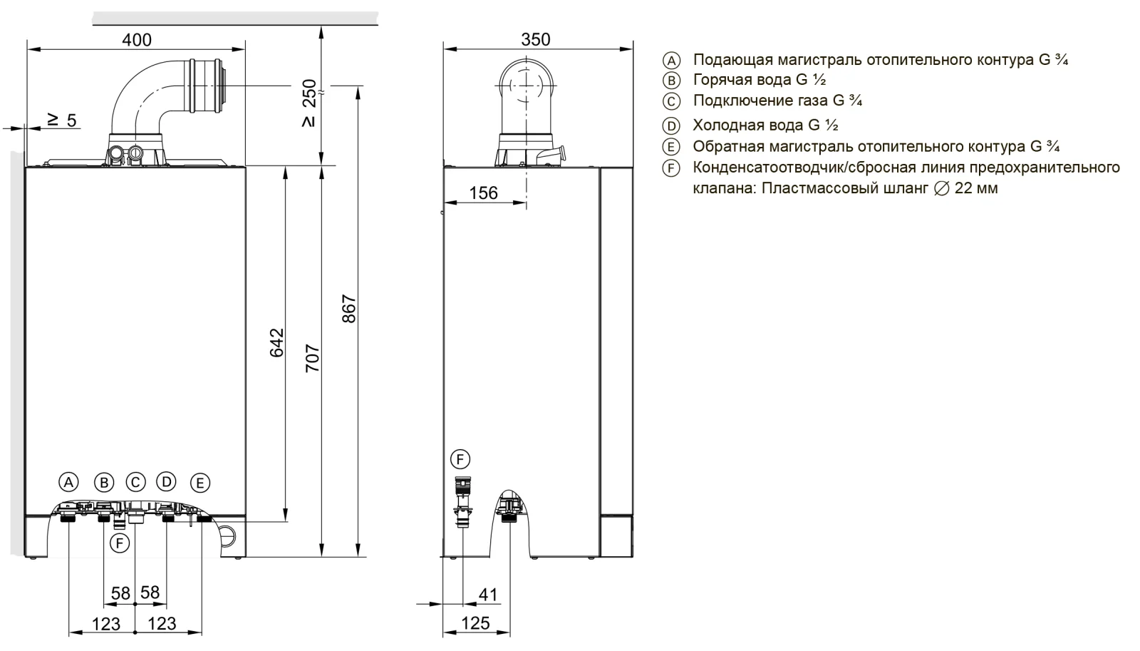 Котел конденсационный Viessmann Vitodens 050-W BPJC 24 кВт - фото 5