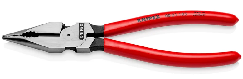 Пасатижі подовжені Knipex L=185 мм (08 21 185)